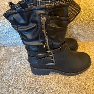Torrid Black Zippered Boots